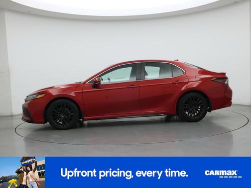 Red 2021 Toyota Camry SE