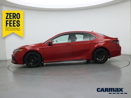 Red 2021 Toyota Camry SE