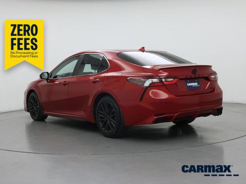 Red 2021 Toyota Camry SE