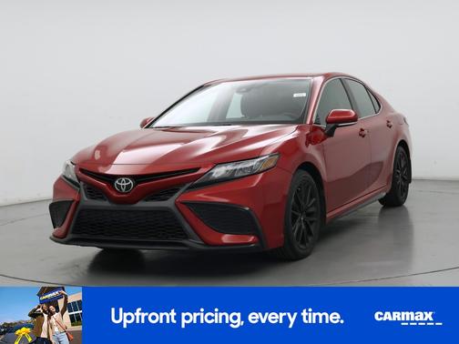 Red 2021 Toyota Camry SE