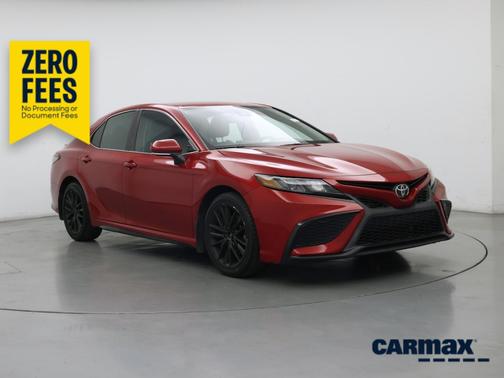 Red 2021 Toyota Camry SE