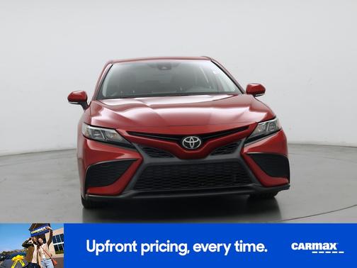 Red 2021 Toyota Camry SE