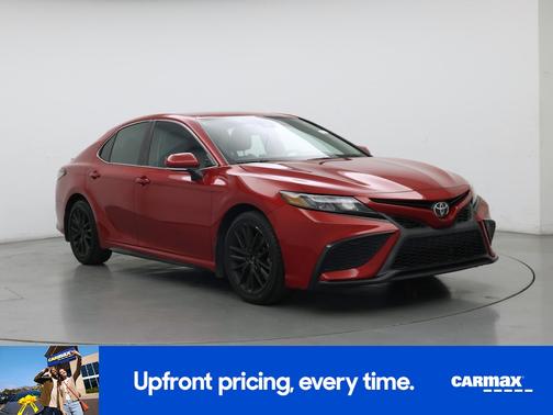 Red 2021 Toyota Camry SE
