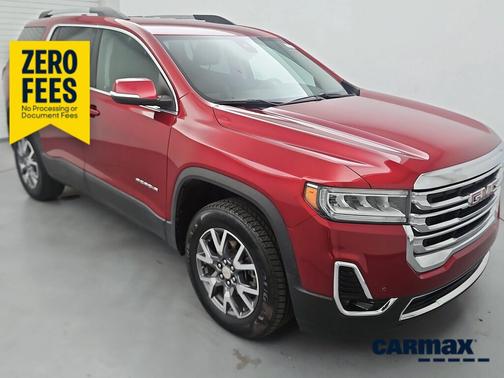 Red 2023 GMC Acadia SLT