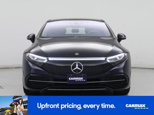 Blue 2022 Mercedes-Benz EQS 580