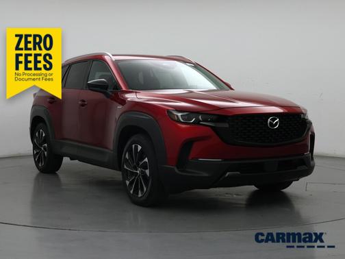 Red 2025 Mazda CX-50 Hybrid Premium Plus