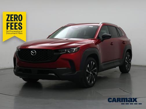 Red 2025 Mazda CX-50 Hybrid Premium Plus