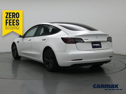 White 2021 Tesla Model 3 Standard Range Plus