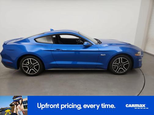 Blue 2021 Ford Mustang GT