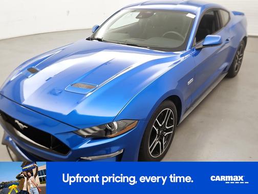 Blue 2021 Ford Mustang GT