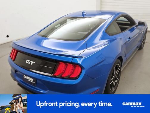 Blue 2021 Ford Mustang GT