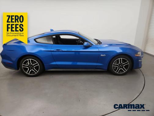 Blue 2021 Ford Mustang GT