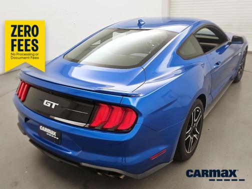 Blue 2021 Ford Mustang GT