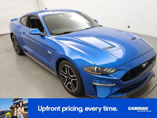 Blue 2021 Ford Mustang GT