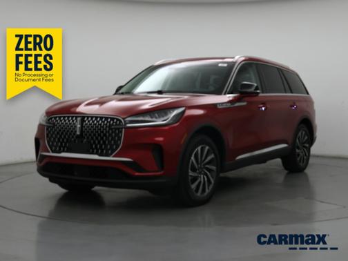 Red 2025 Lincoln Aviator Premiere