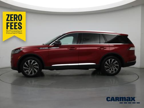 Red 2025 Lincoln Aviator Premiere