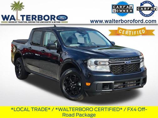 Blue 2022 Ford Maverick XLT