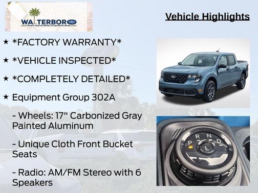 Azure Gray Metallic 2026 Ford Maverick XLT