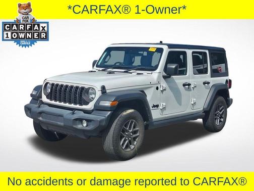 Bright White Clearcoat 2024 Jeep Wrangler Sport RHD