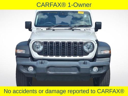 Bright White Clearcoat 2024 Jeep Wrangler Sport RHD