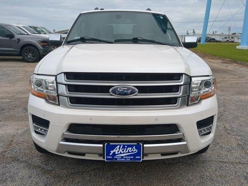 White Platinum Tri-Coat Metallic 2017 Ford Expedition Platinum
