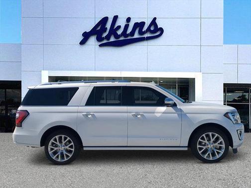 White Platinum Tri-Coat Metallic 2018 Ford Expedition Max Platinum