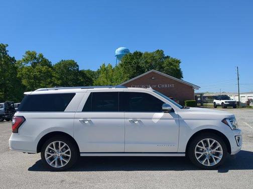 White Platinum Tri-Coat Metallic 2018 Ford Expedition Max Platinum