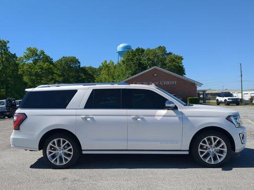 White Platinum Tri-Coat Metallic 2018 Ford Expedition Max Platinum