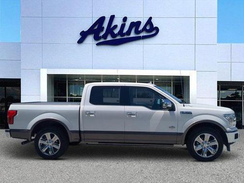 White Platinum Tri-Coat Metallic 2019 Ford F-150 King Ranch