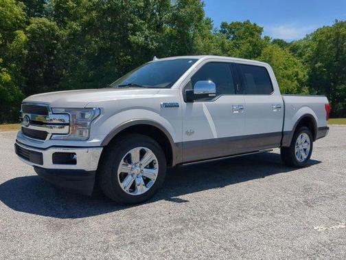 White Platinum Tri-Coat Metallic 2019 Ford F-150 King Ranch