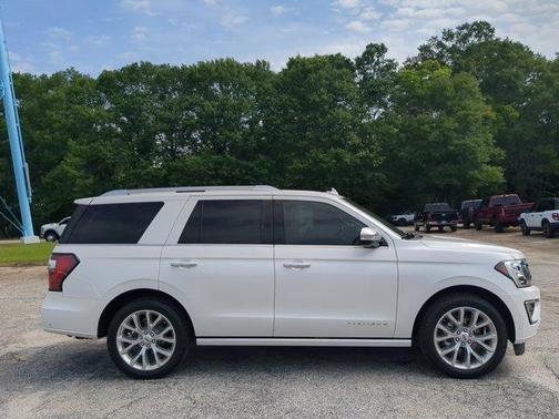 White Platinum Tri-Coat Metallic 2019 Ford Expedition Platinum