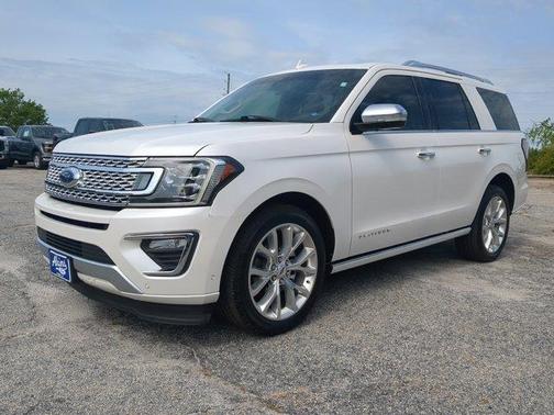 White Platinum Tri-Coat Metallic 2019 Ford Expedition Platinum