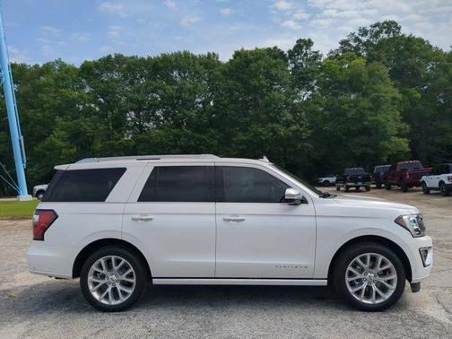 White Platinum Tri-Coat Metallic 2019 Ford Expedition Platinum