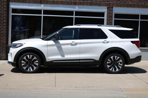 White 2026 Ford Explorer Platinum