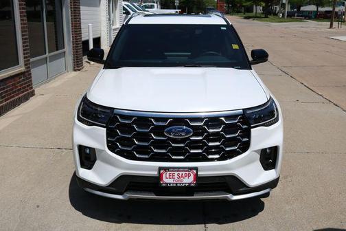 White 2026 Ford Explorer Platinum