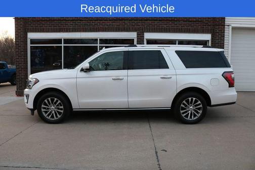 White Platinum Clearcoat Metallic 2018 Ford Expedition Max Limited