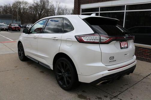 White Platinum Clearcoat Metallic 2015 Ford Edge Sport