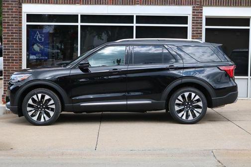 Black Metallic 2026 Ford Explorer Platinum