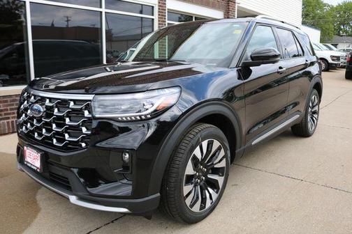 Black Metallic 2026 Ford Explorer Platinum