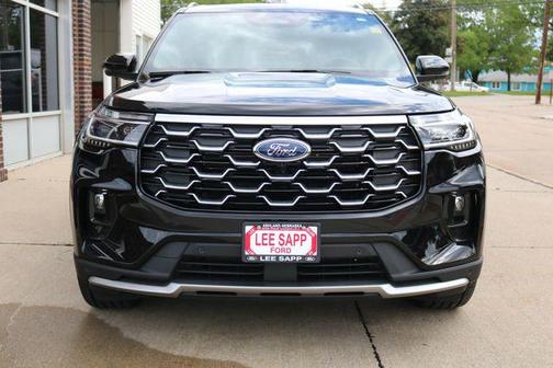 Black Metallic 2026 Ford Explorer Platinum