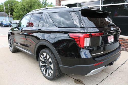 Black Metallic 2026 Ford Explorer Platinum