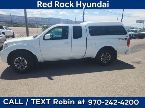 Glacier White 2017 Nissan Frontier PRO-4X