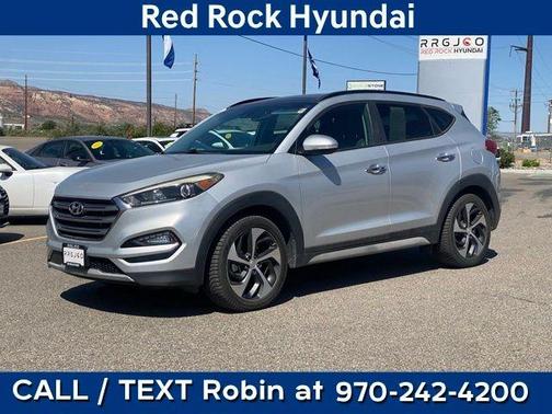 Molten Silver 2017 Hyundai TUCSON Limited