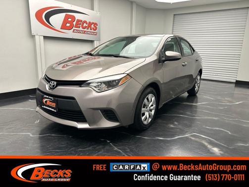 Brown Sugar Metallic 2014 Toyota Corolla LE
