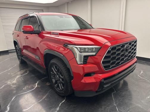 Supersonic Red 2024 Toyota Sequoia Platinum