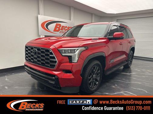 Supersonic Red 2024 Toyota Sequoia Platinum
