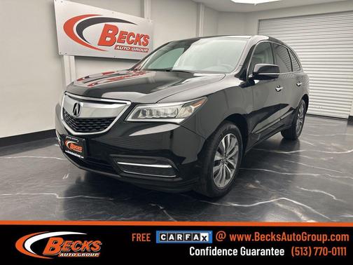 Crystal Black Pearl 2016 Acura MDX 3.5L
