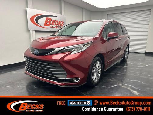 Ruby Flare Pearl 2021 Toyota Sienna Limited 7-Passenger