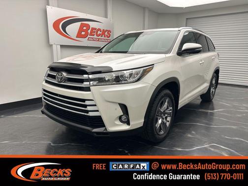 Blizzard Pearl 2019 Toyota Highlander Limited Platinum