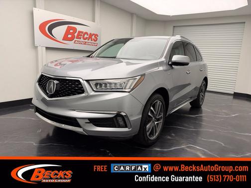 Silver 2017 Acura MDX Sport Hybrid 3.0L